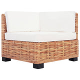 Sofa Set 27 Pieces Natural Rattan
