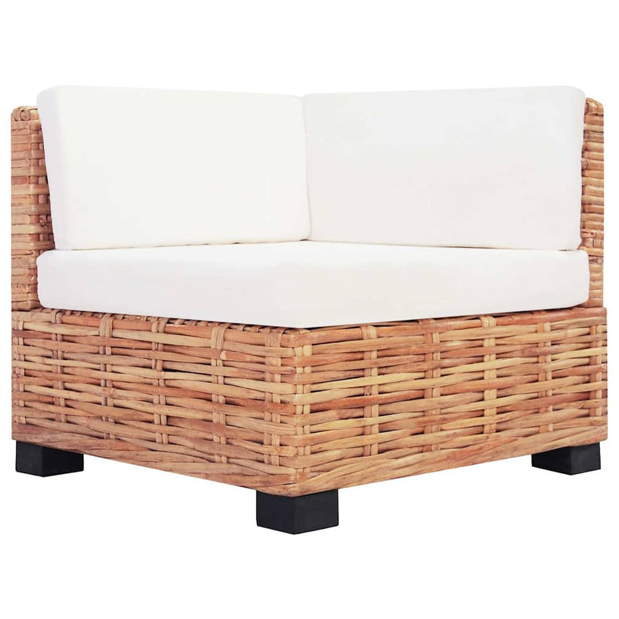 Sofa Set 27 Pieces Natural Rattan