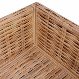Sofa Set 27 Pieces Natural Rattan - Low Angle