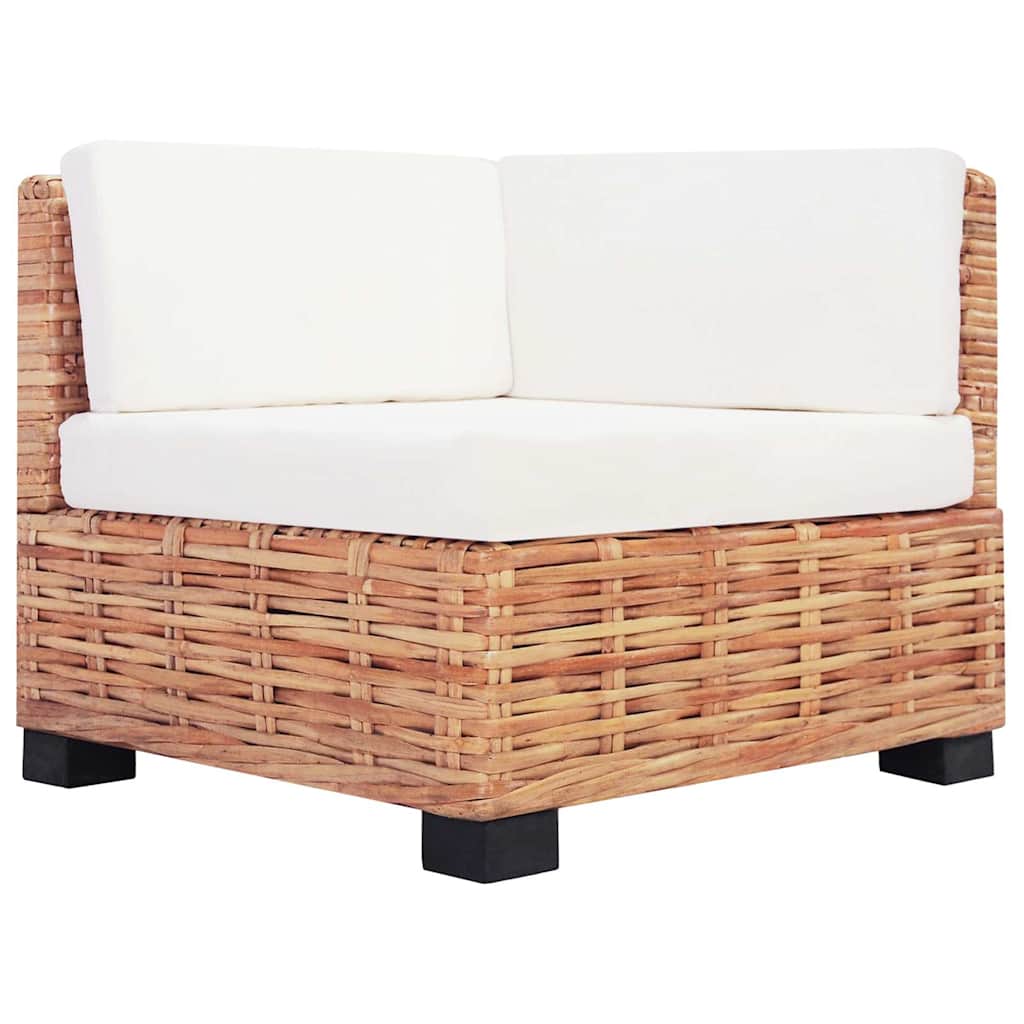 Sofa Set 16 Pieces Natural Rattan