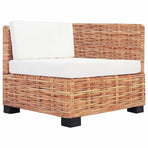 Sofa Set 14 Pieces Natural Rattan