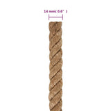Rope 100% Jute 14 mm 100 m - Rear View