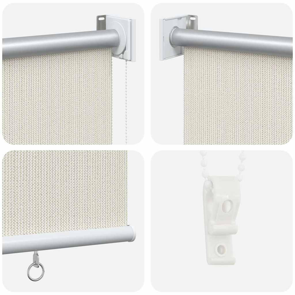 Outdoor Roller Blind 145(W)x230(H) cm Cream