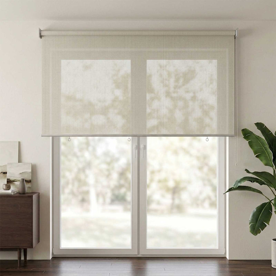 Outdoor Roller Blind 165(W)x230(H) cm Cream