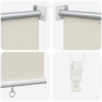 Outdoor Roller Blind 165(W)x230(H) cm Cream