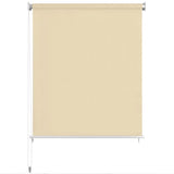 Outdoor Roller Blind 185(W)x230(H) cm Cream - Front View