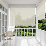 Outdoor Roller Blind 225(W)x230(H) cm Cream