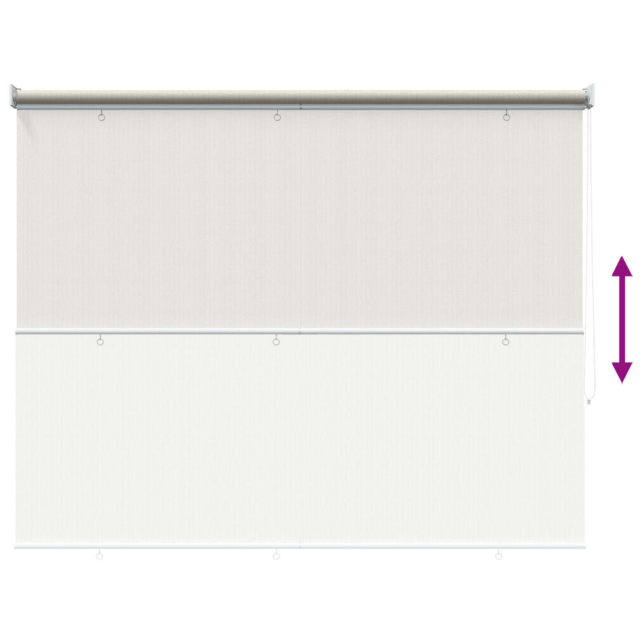 Outdoor Roller Blind 225(W)x230(H) cm Cream