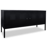 TV Cabinet 118x40x60 cm Black - Side View