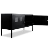 TV Cabinet 118x40x60 cm Black - 45-Degree Angle