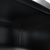 TV Cabinet 118x40x60 cm Black - Close-Up Angle