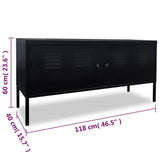 TV Cabinet 118x40x60 cm Black - Extra Image