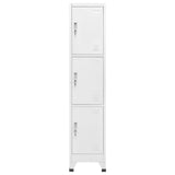 Locker Cabinet with 3 Compartments 38x45x180 cm