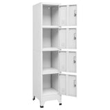 Locker Cabinet with 4 Compartments 38x45x180 cm