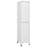 Locker Cabinet with 4 Compartments 38x45x180 cm - Rear View
