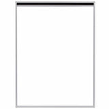 Plisse Insect Screen for Windows Aluminium 60x80 cm - Side View