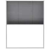 Plisse Insect Screen for Windows Aluminium 80x100 cm - Front View