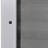 Plisse Insect Screen for Windows Aluminium 80x100 cm - Rear View