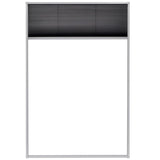 Plisse Insect Screen for Windows Aluminium 80x120 cm - Side View