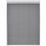 Plisse Insect Screen for Windows Aluminium 60x80 cm with Shade - Top-Down View