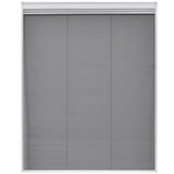 Plisse Insect Screen for Windows Aluminium 80x100 cm with Shade - Top-Down View