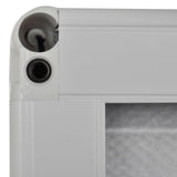 Plisse Insect Screen for Windows Aluminium 80x100 cm with Shade - Close-Up Angle