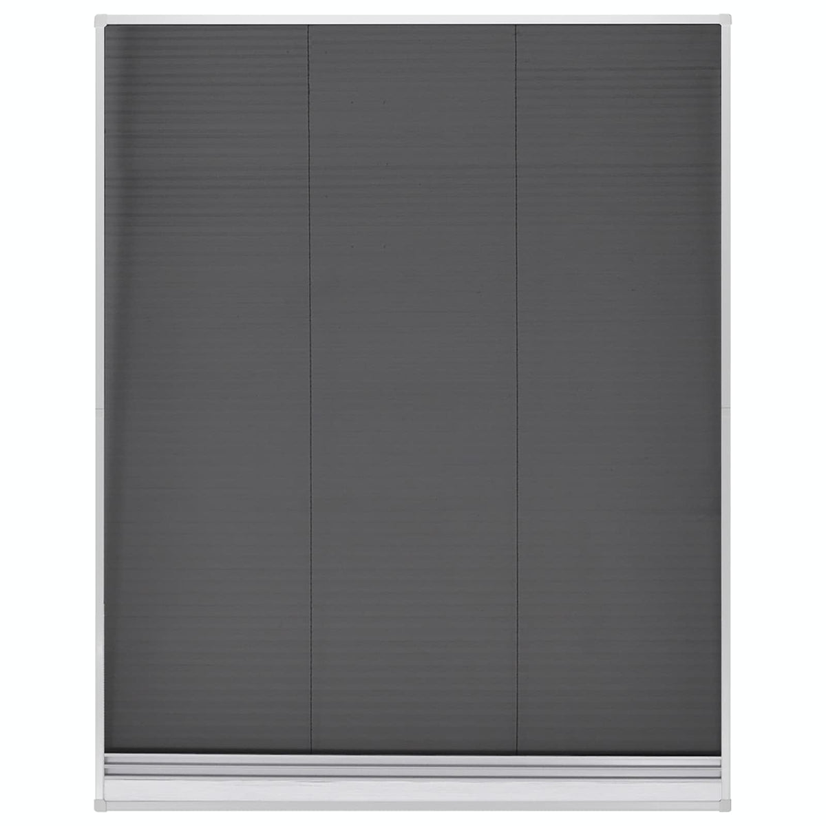 Plisse Insect Screen for Windows Aluminium 80x100 cm with Shade
