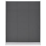 Plisse Insect Screen for Windows Aluminium 80x100 cm with Shade
