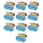 Ratchet Tie Down Straps 10 pcs 0.8 Tonnes 4mx25mm Blue