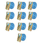 Ratchet Tie Down Straps 10 pcs 2 Tonnes 6mx38mm Blue