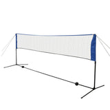 Badminton Net Set with Shuttlecocks 300x155 cm