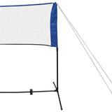 Badminton Net Set with Shuttlecocks 300x155 cm - Top-Down View