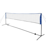 Badminton Net Set with Shuttlecocks 500x155 cm - Front View