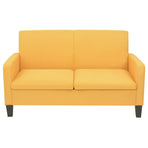 2-Seater Sofa 135x65x76 cm Yellow