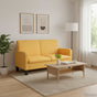 2-Seater Sofa 135x65x76 cm Yellow