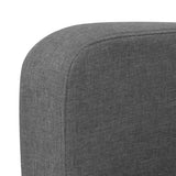 3-Seater Sofa 180x65x76 cm Dark Grey - Side View
