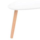 Coffee Table Set 2 Pieces Solid Pinewood White - Extra Image
