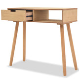 Console Table Solid Pinewood 80x30x72 cm Brown - Front View