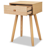 Bedside Tables 2 pcs Solid Pinewood 40x30x61 cm Brown - Top-Down View