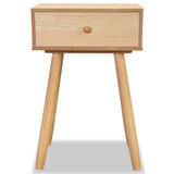 Bedside Tables 2 pcs Solid Pinewood 40x30x61 cm Brown - 45-Degree Angle