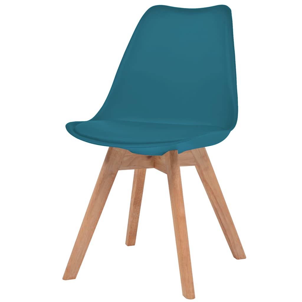 Dining Chairs 4 pcs Turquoise Plastic