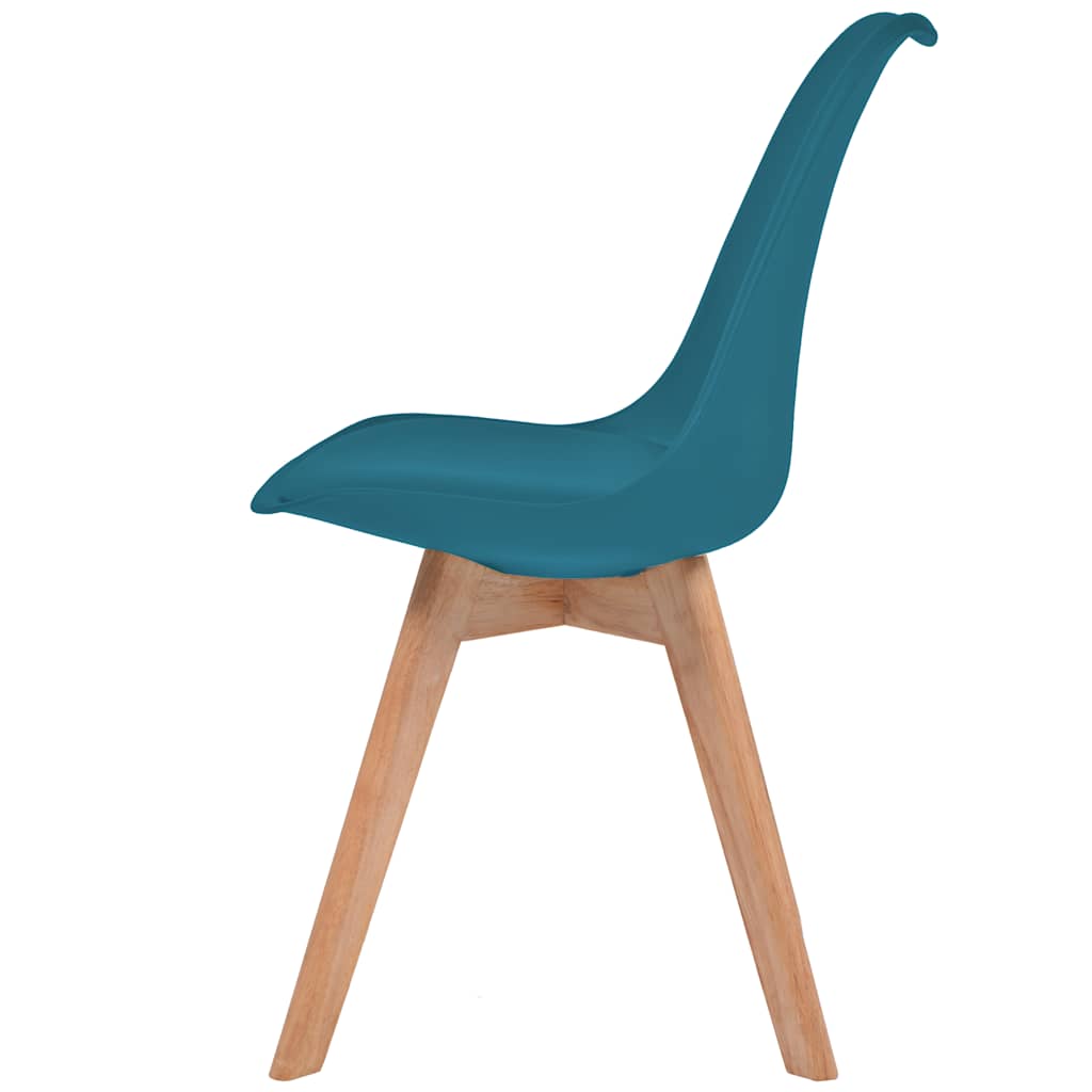 Dining Chairs 4 pcs Turquoise Plastic