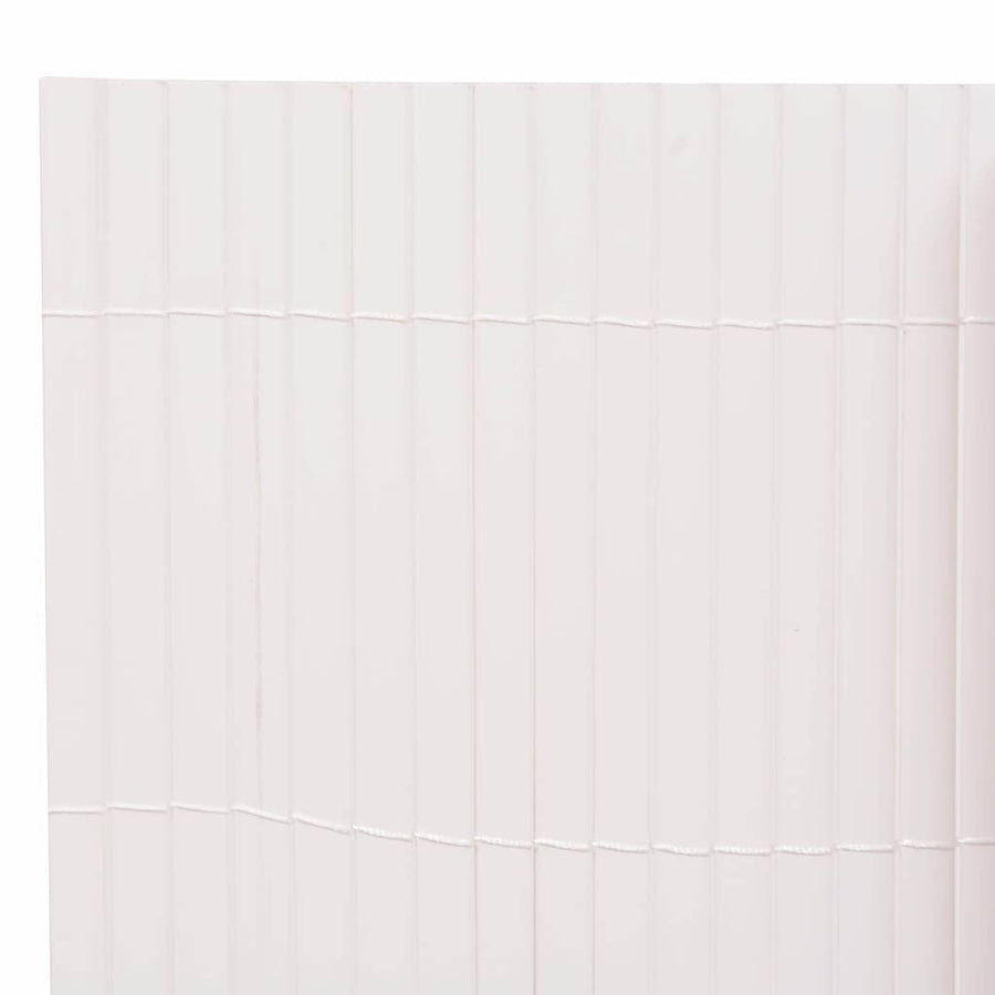 Double-Sided Garden Fence 90x300 cm White