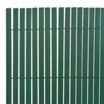 Double-Sided Garden Fence PVC 90x300 cm Green