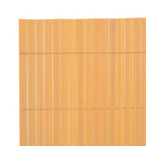 Double-Sided Garden Fence PVC 90x300 cm Yellow