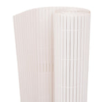 Double-Sided Garden Fence 90x500 cm White