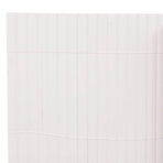 Double-Sided Garden Fence 90x500 cm White