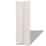 Garden Fence White 150 x 300 cm PVC - Front View
