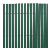 Garden Fence Green 150 x 300 cm PVC - Top-Down View
