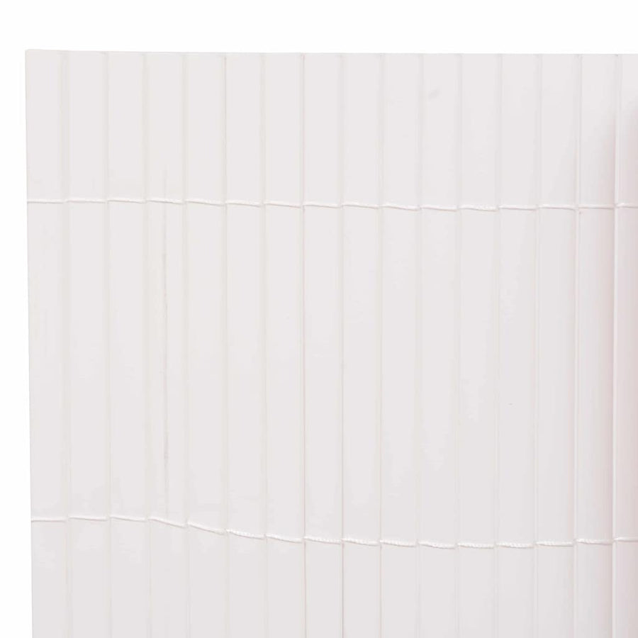 Garden Fence White 150 x 500 cm PVC